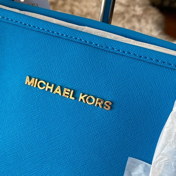 NWT MICHAEL KORS Jet Set Small Travel Tote Handbag - Picture 9 of 10